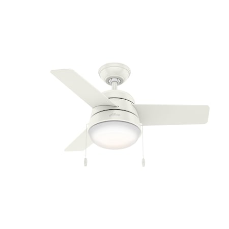 Hunter Hunter Aker 36 in. White LED Indoor Ceiling Fan 59301